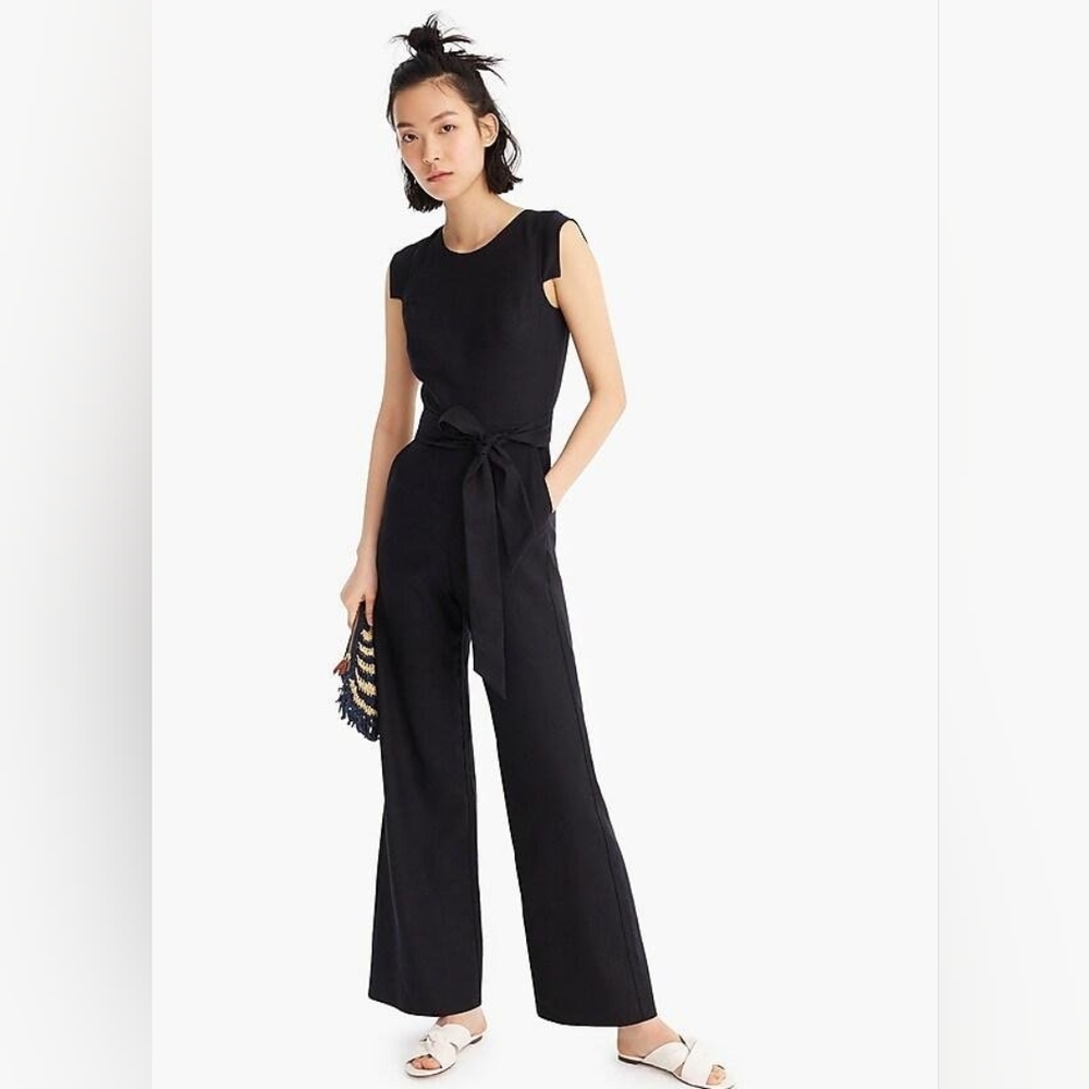 J Crew Resume Jumpsuit Stretch Crepe 10 NWT